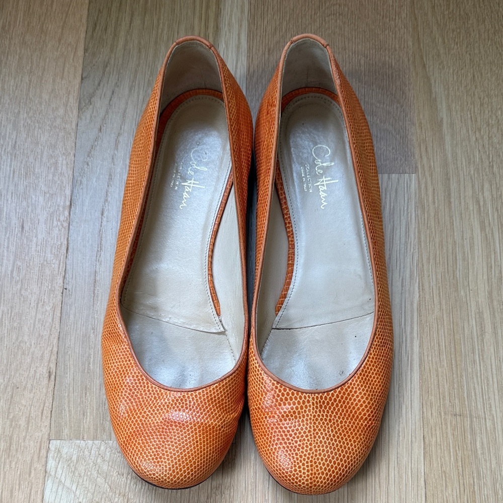 Cole Haan Women's Vibrant Orange Heels